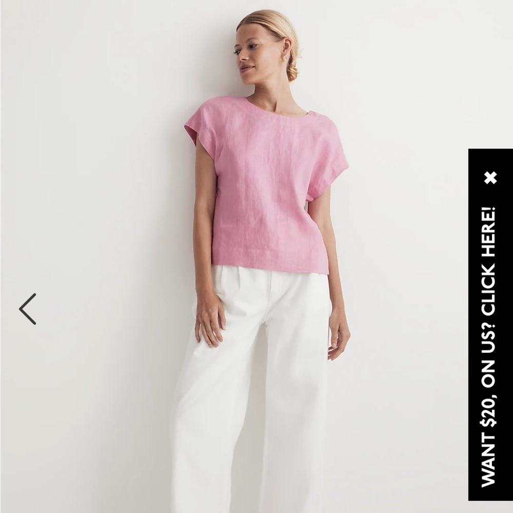 NWOT Madewell Linen Top